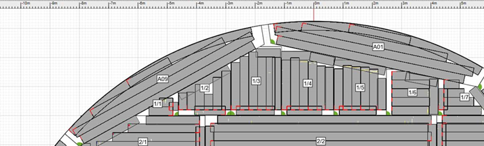Полный охват днища резервуара с изогнутым сканированием