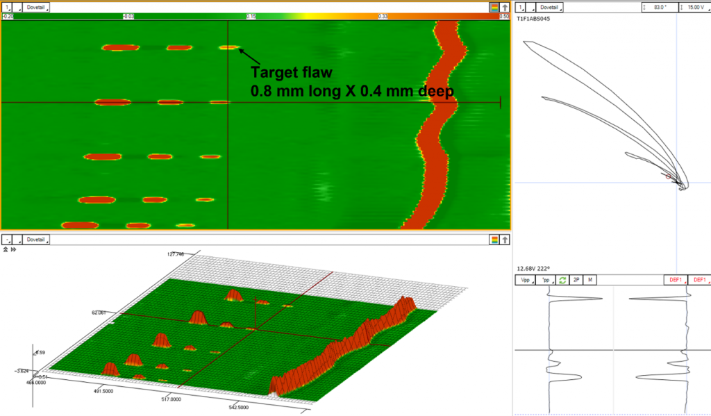Magnifi Software C-Scan on Dovetail Calibration Block 2.png Magnifi Software C-Scan on Dovetail Calibration Block 2.png